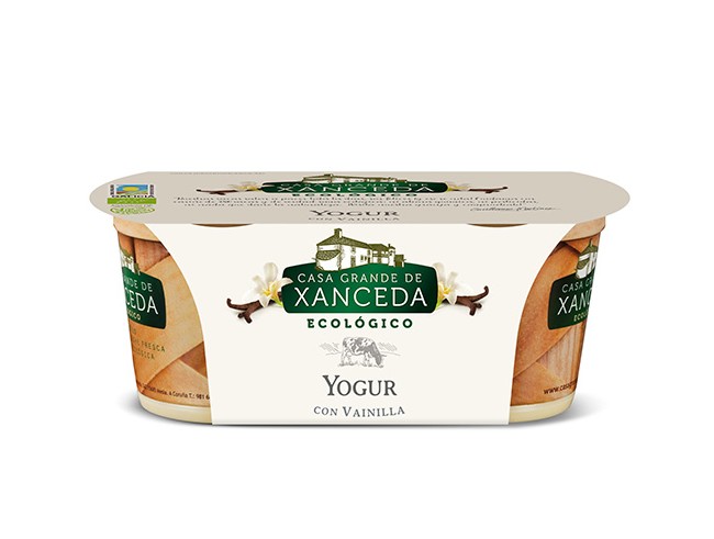 Yogur ecológico con vainilla 2x125g